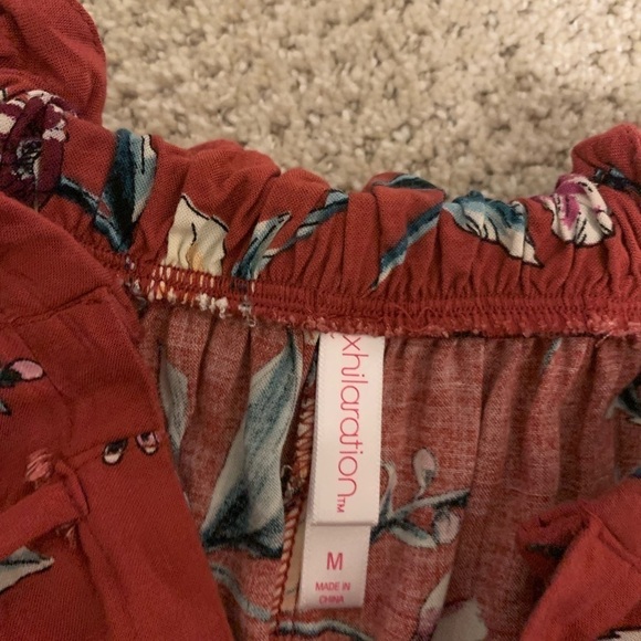 Floral Shorts with Fabric Belt Size M - Picture 7 of 7